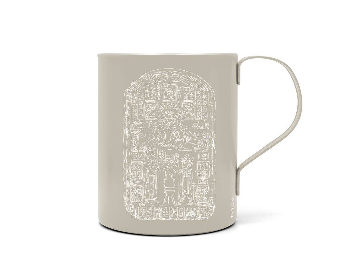 Yu-Gi-Oh! Duel Monsters: Lost King (Pharaoh) Memory Stone Tablet Double-Layer Stainless Steel Mug (Painted)