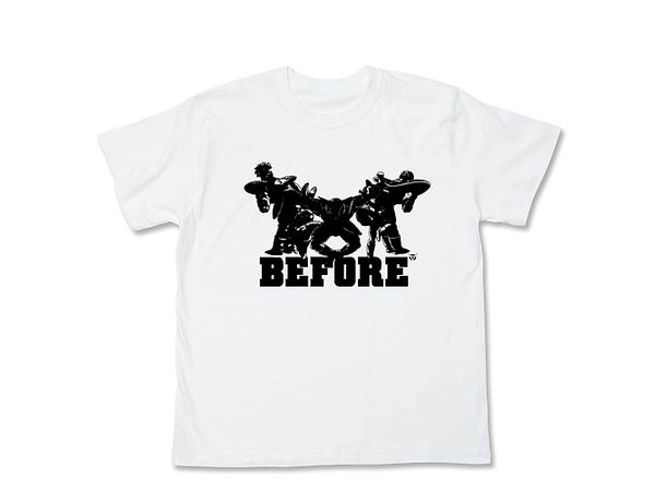 Dragon Ball Z: Ginyu Special Sentai Before And After T-Shirt / White-L