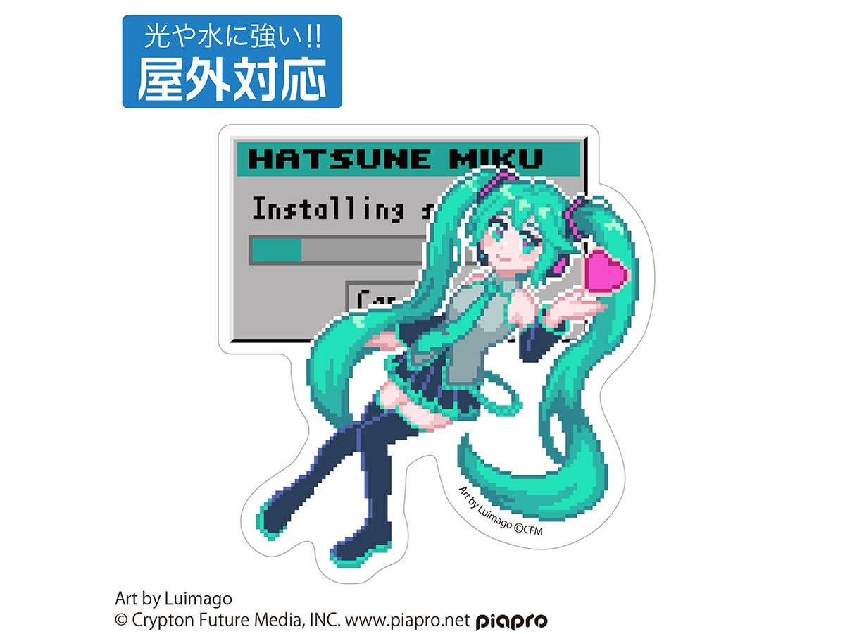 Hatsune Miku Outdoor Sticker Luimago Ver.