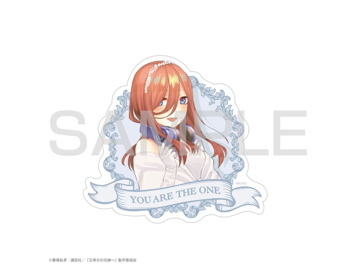 The Quintessential Quintuplets: Miku Nakano Outdoor Sticker