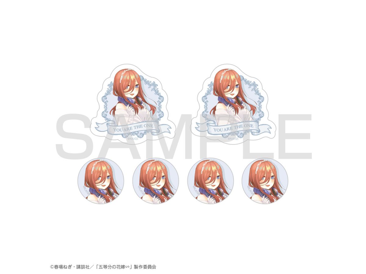 The Quintessential Quintuplets: Miku Nakano Mini Sticker Set