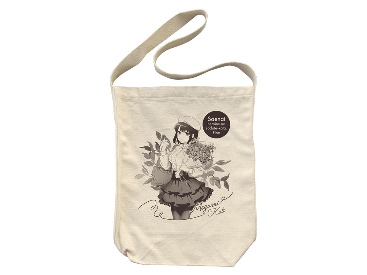 Saekano: How To Raise A Boring Girlfriend Fine: Original Illustration Megumi Kato Shoulder Tote Birthday Date Ver. / Natural