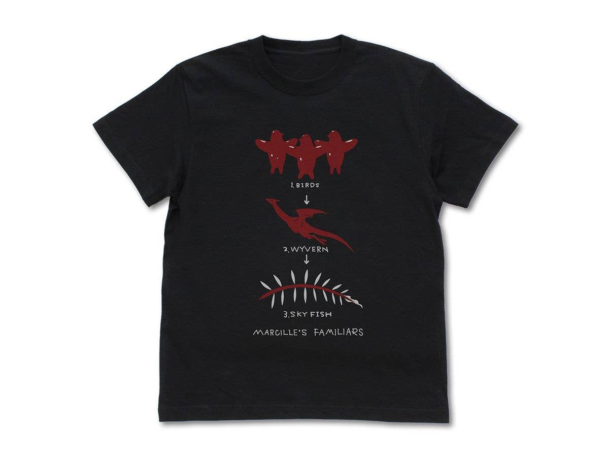 Dungeon Meshi: Marcille's Familiar T-Shirt / BLACK-L