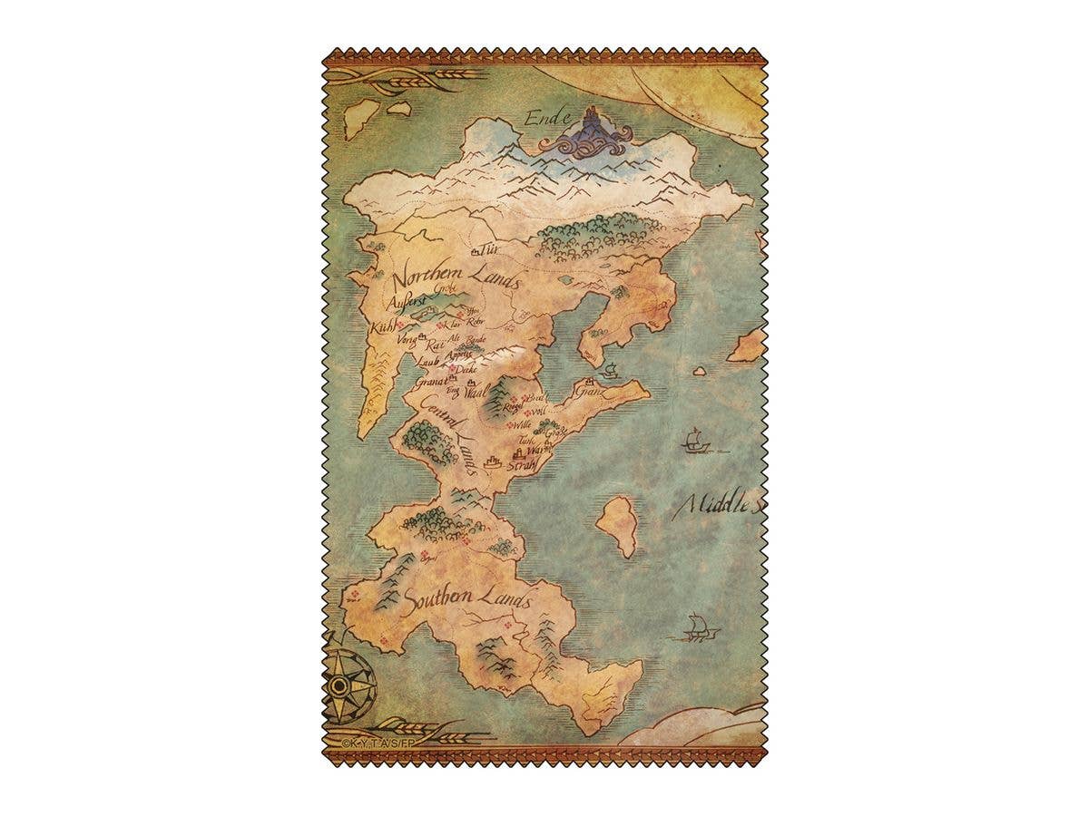 Funeral Of Freiren: Funeral Of Freiren Cleaner Cloth World Map Ver.