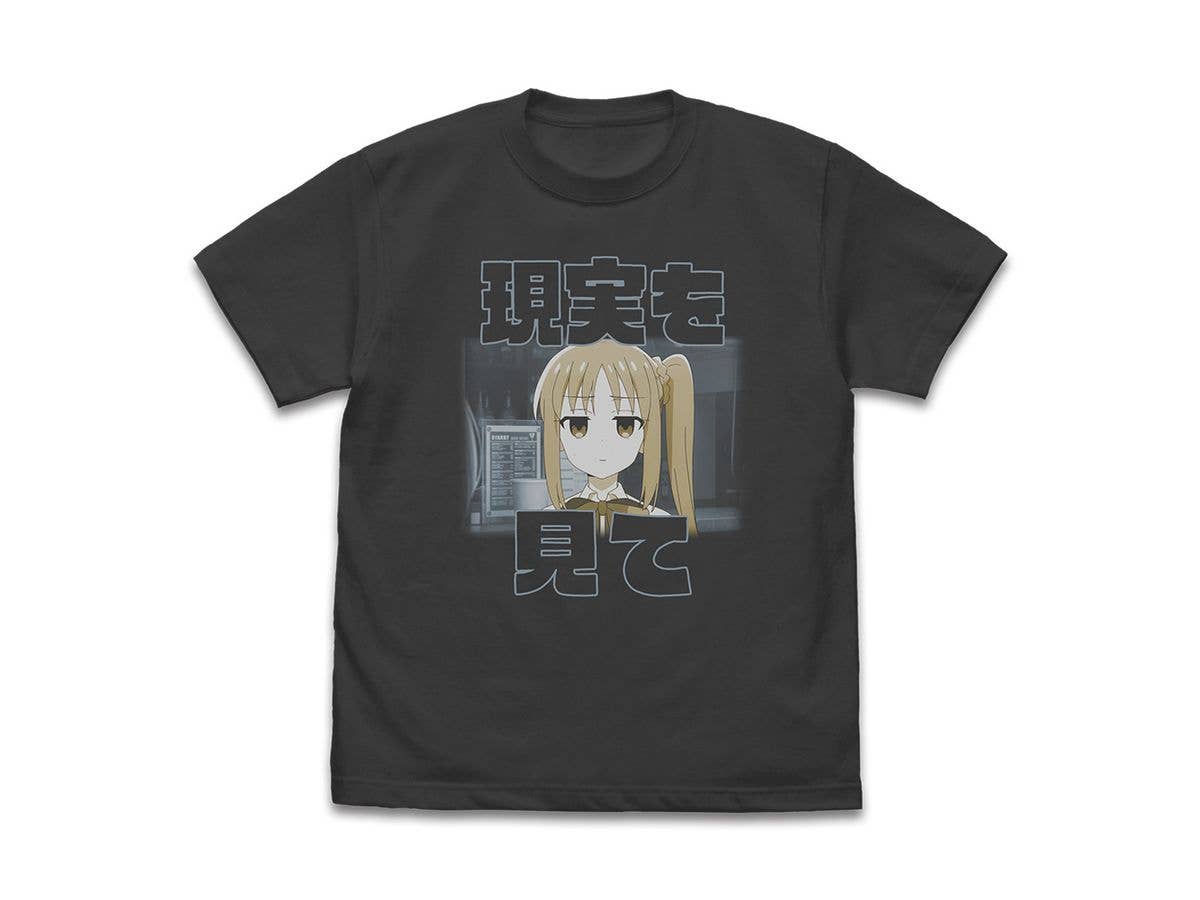Anime Bocchi the Rock!: Ijichi Nijika's Face Reality T-shirt / SUMI-M