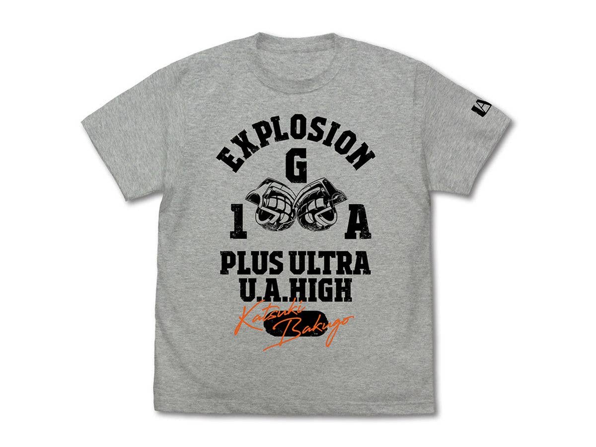 Anime My Hero Academia: Katsuki Bakugo College T-Shirt / MIX GRAY-M
