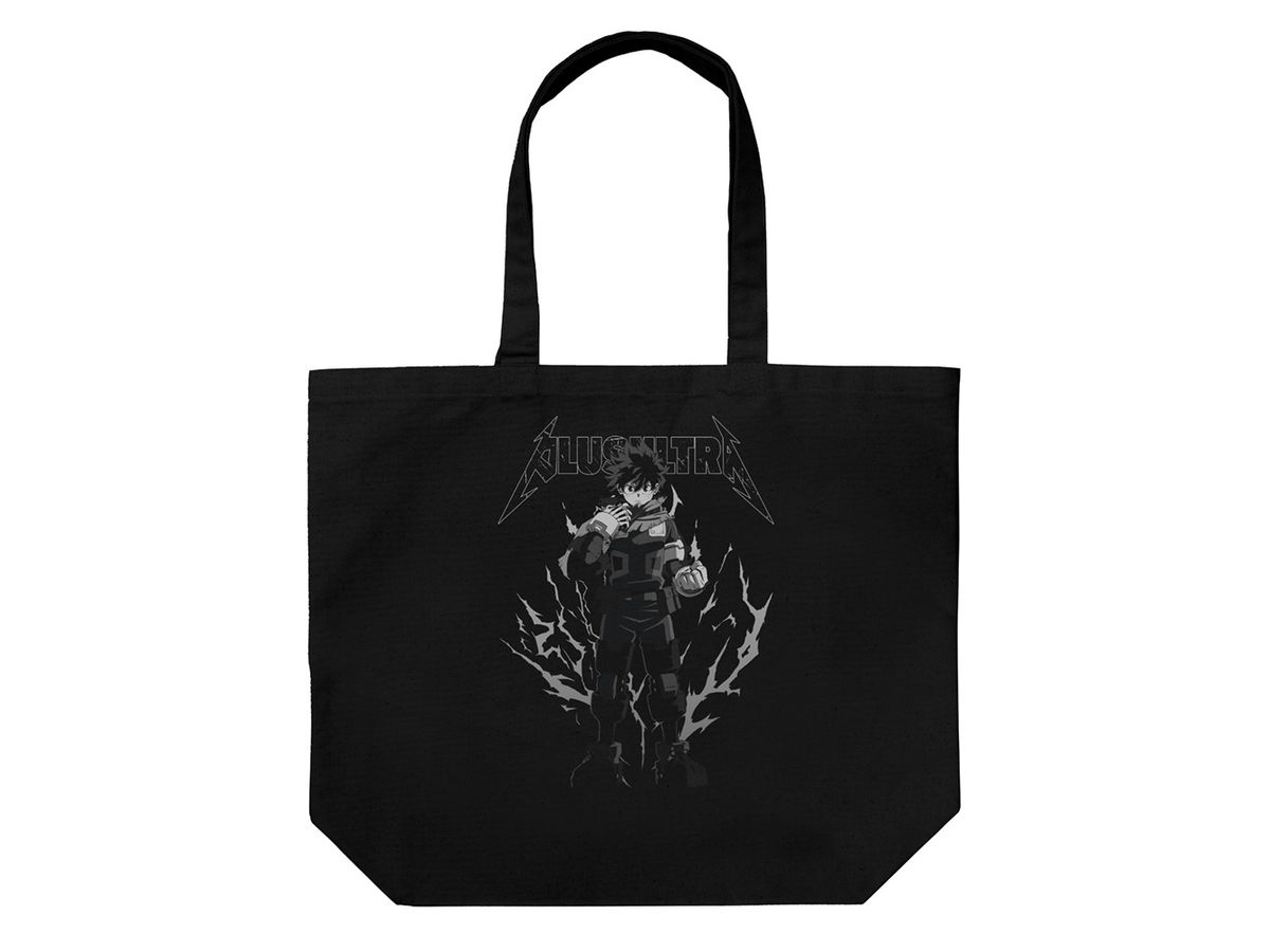 Tv Anime My Hero Academia: Izuku Midoriya Large Tote / Black
