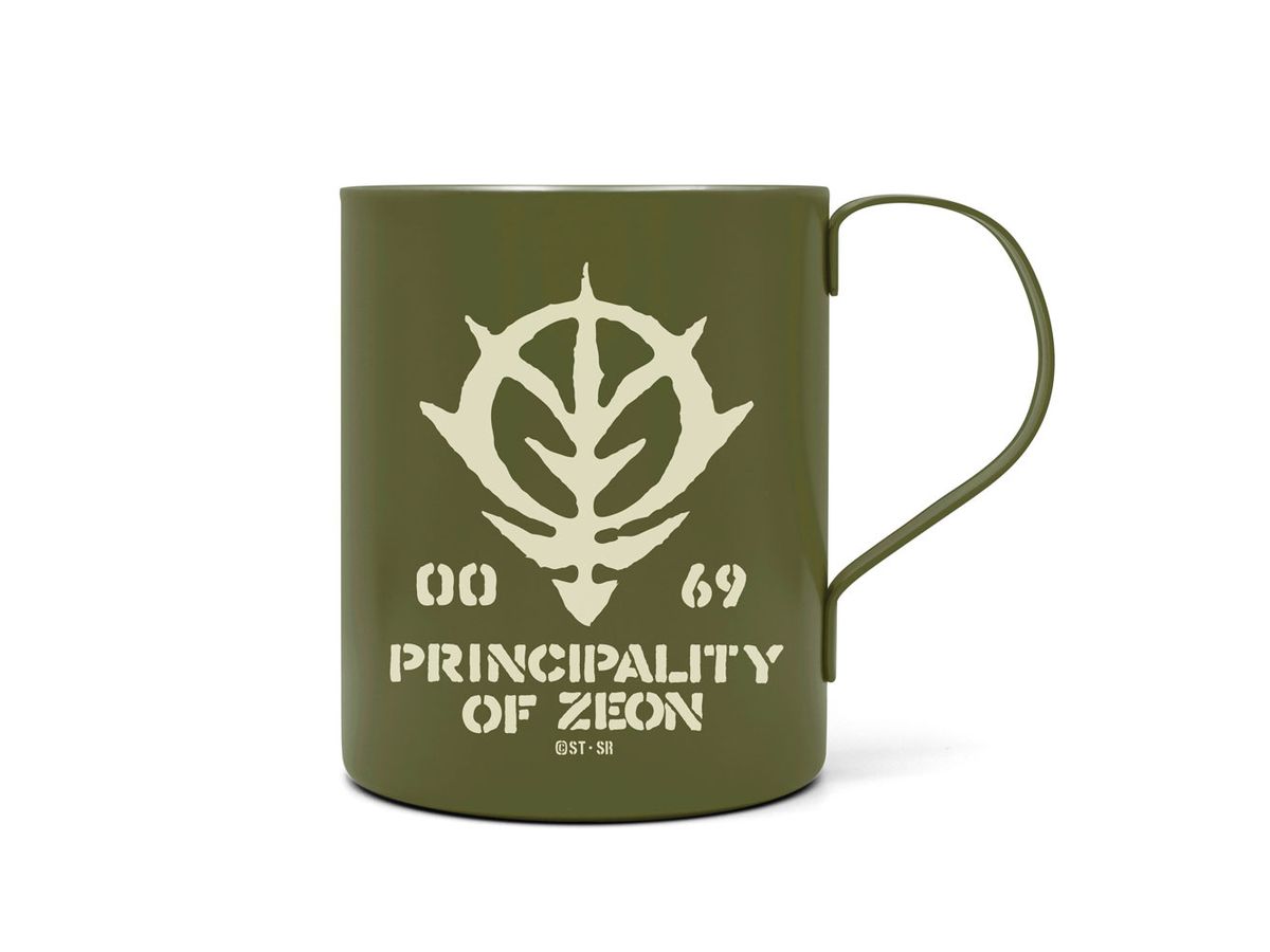 Mobile Suit Z Gundam: Principality Of Zeon Army Double Layer Stainless Steel Mug (Painted)