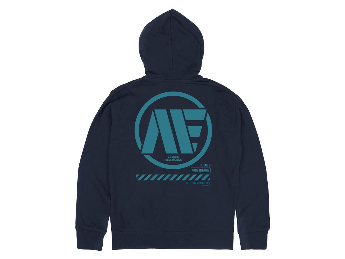 Mobile Suit Z Gundam: Anaheim Electronics Zip Hoodie / Navy-XL