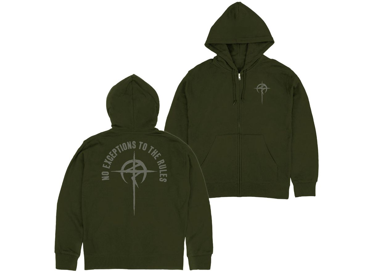 Mobile Suit Gundam: Hathaway's Flash: Mufty Zip Hoodie / Moss-XL