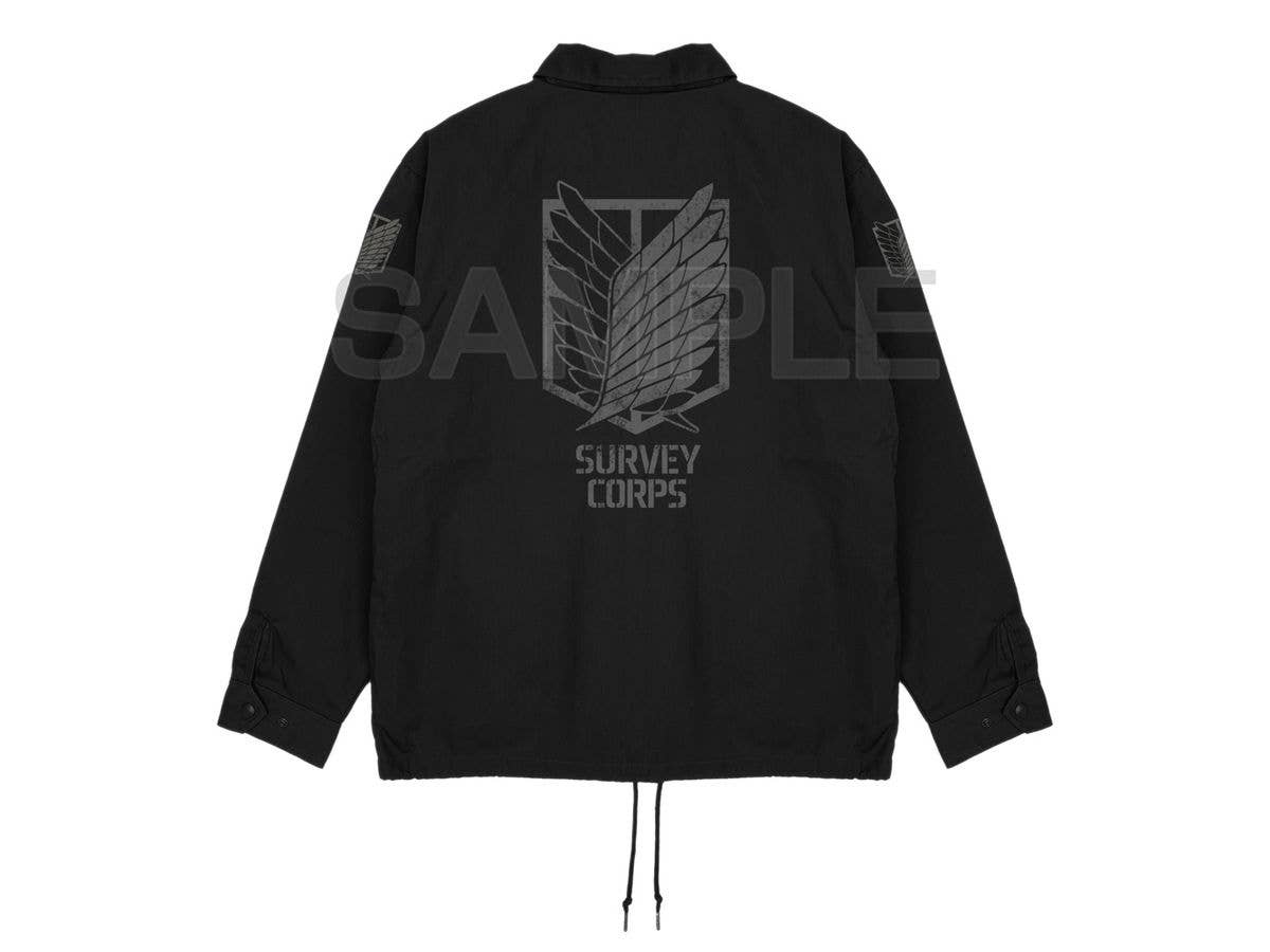 Attack on Titan: Survey Corps T/C Coach Jacket / BLACK-M