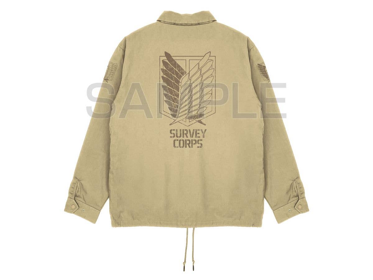 Attack on Titan: Survey Corps T/C Coach Jacket / Beige - XL
