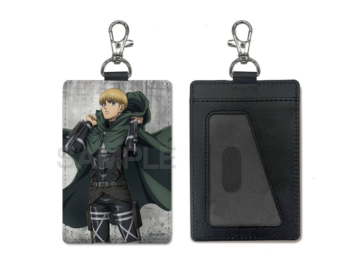 Attack on Titan: Armin Pass Case (with carabiner clip)