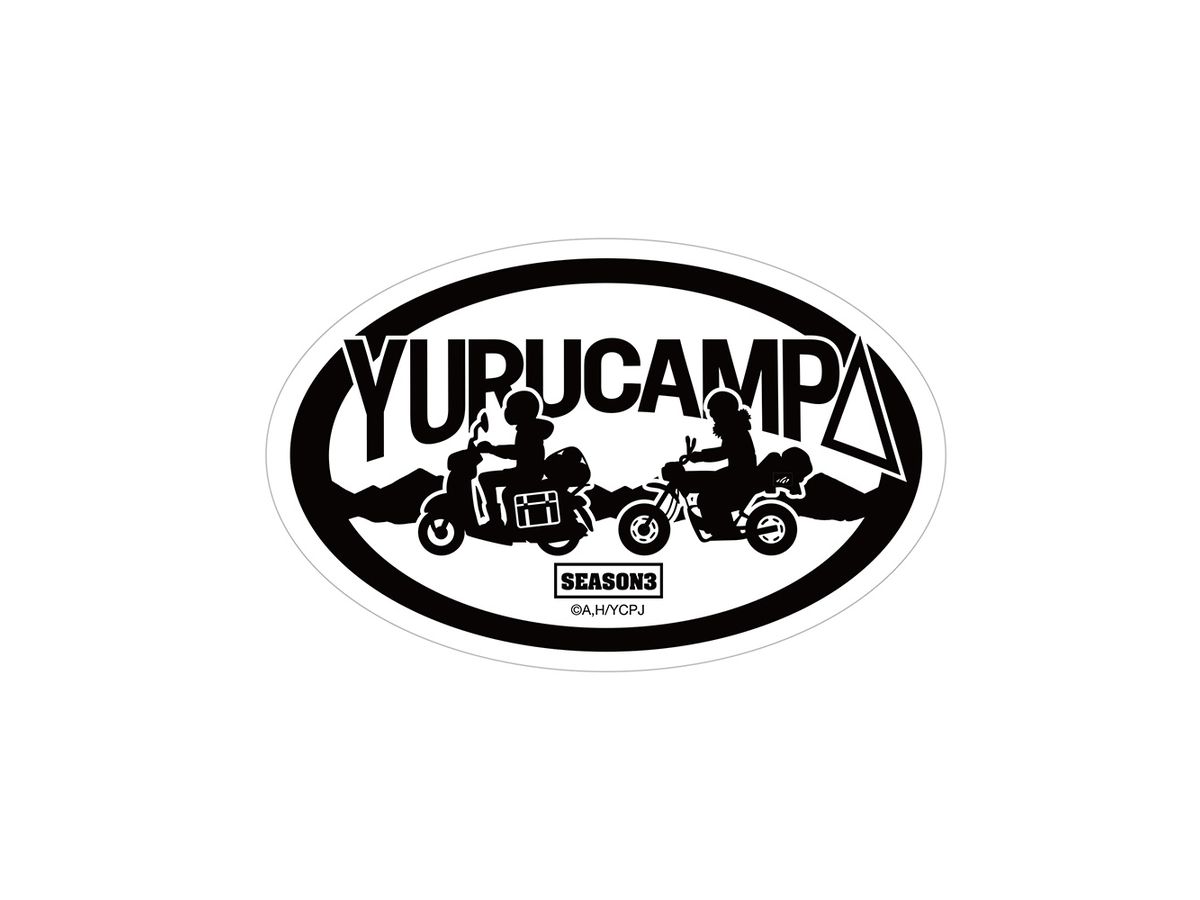 Yuru Camp Season 3: Rin Ayano Touring Outdoor Sticker