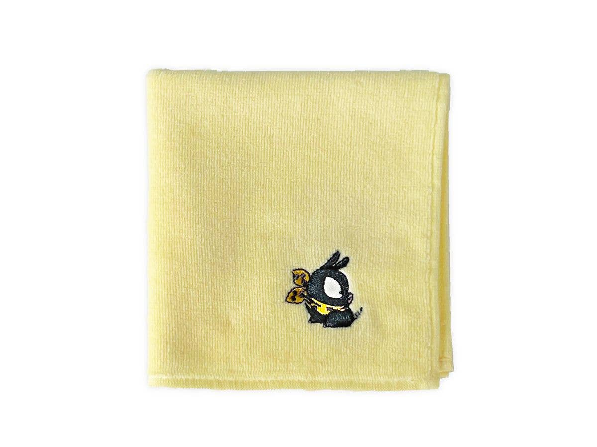 Ranma 1 / 2: P-Chan Embroidered Hand Towel / Light Yellow