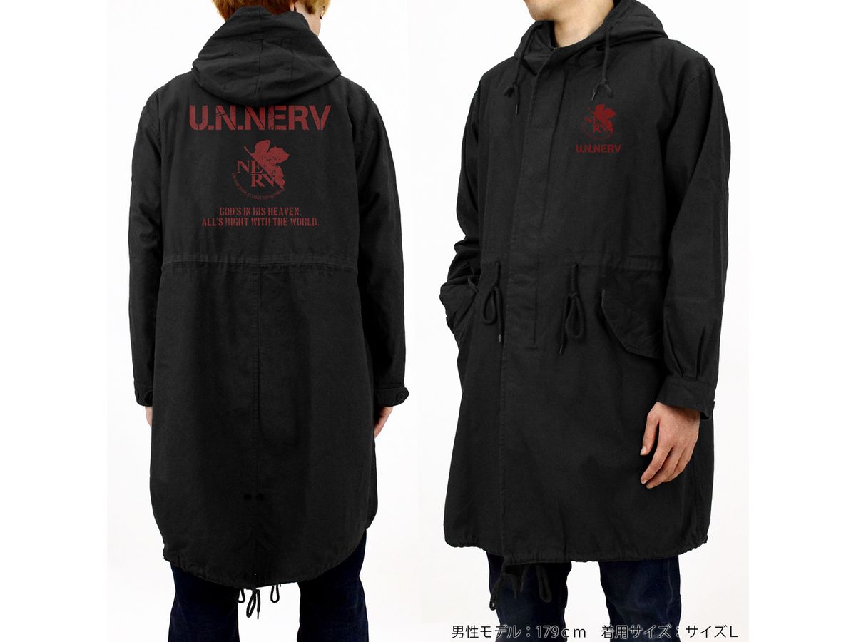 EVANGELION: U.N.NERV M-51 Jacket / Black-L