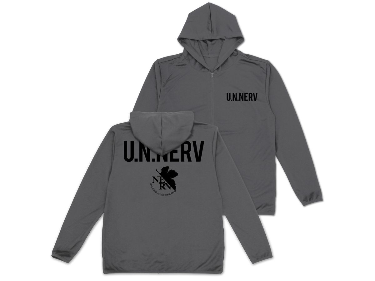 EVANGELION: U.N.NERV Thin Dry Parka / Gray-M