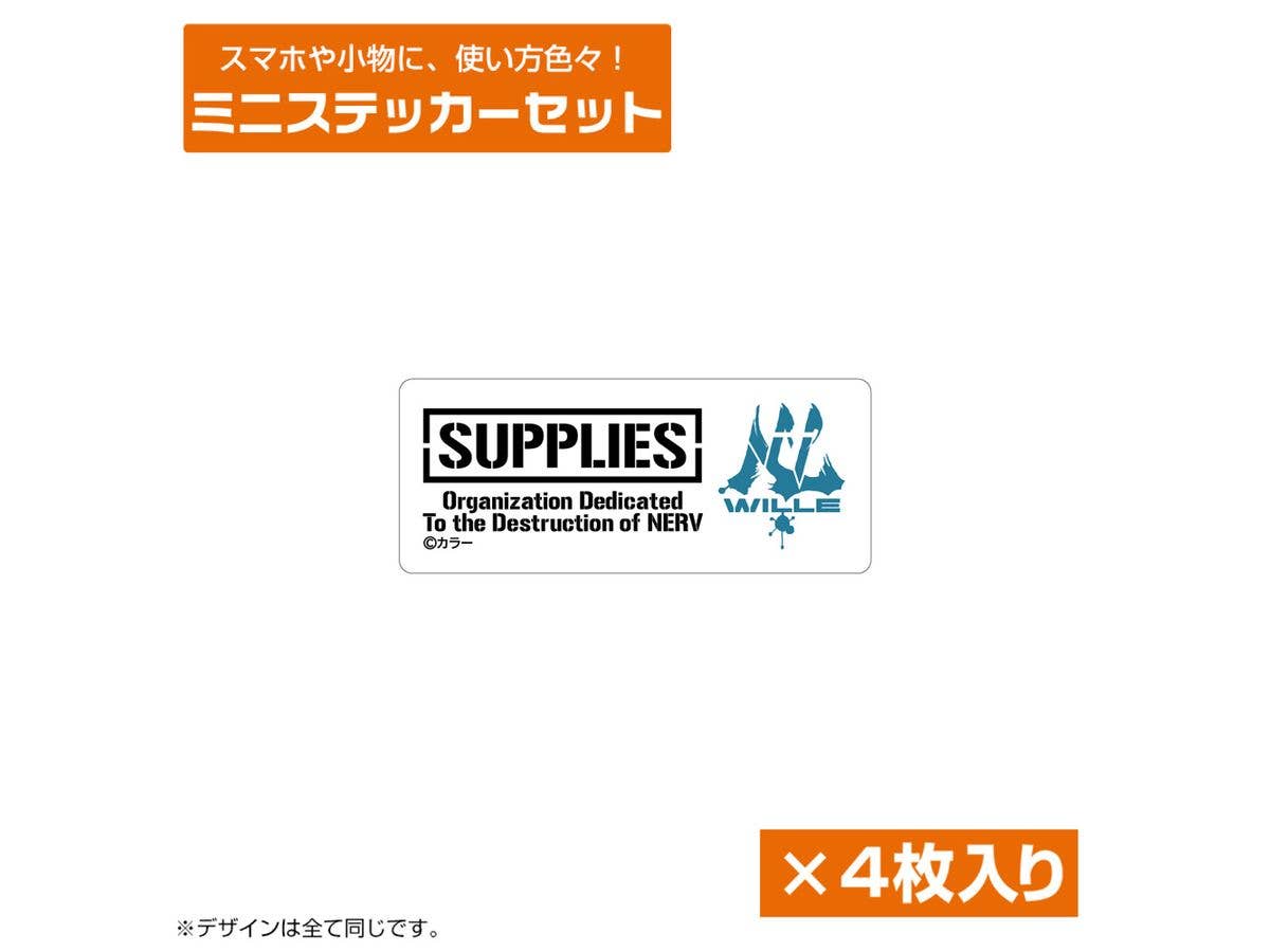 Evangelion: Wille Mini Sticker Set