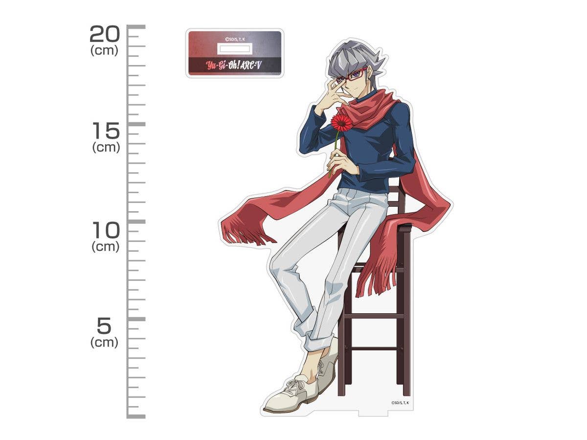 Yu-Gi-Oh! Arc-V: Newly Illustrated Reiji Akaba Acrylic Stand (Large) Single Flower Flickering Ver.