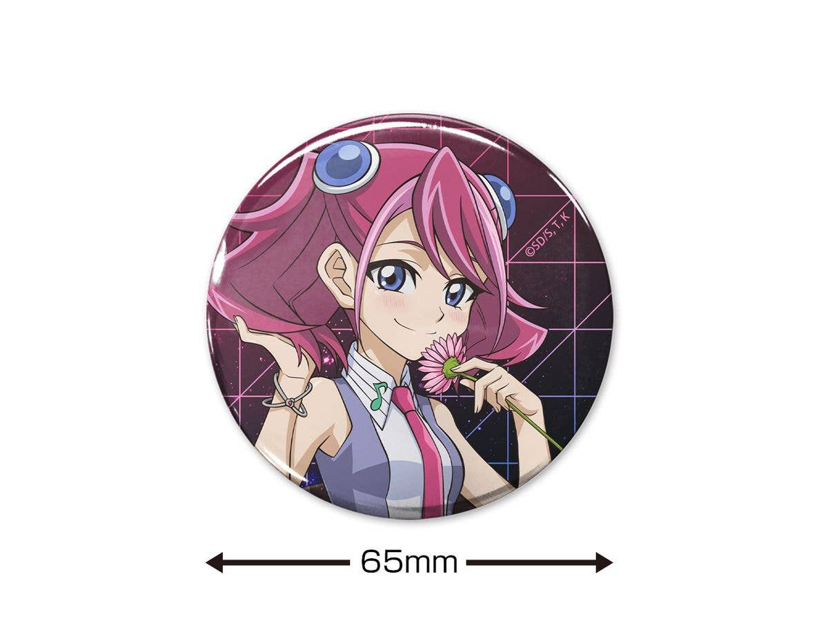 Yu-Gi-Oh! Arc-V: Original Illustration Of Yuzu Hiiragi 65Mm Can Badge: Single Flickering Ver.