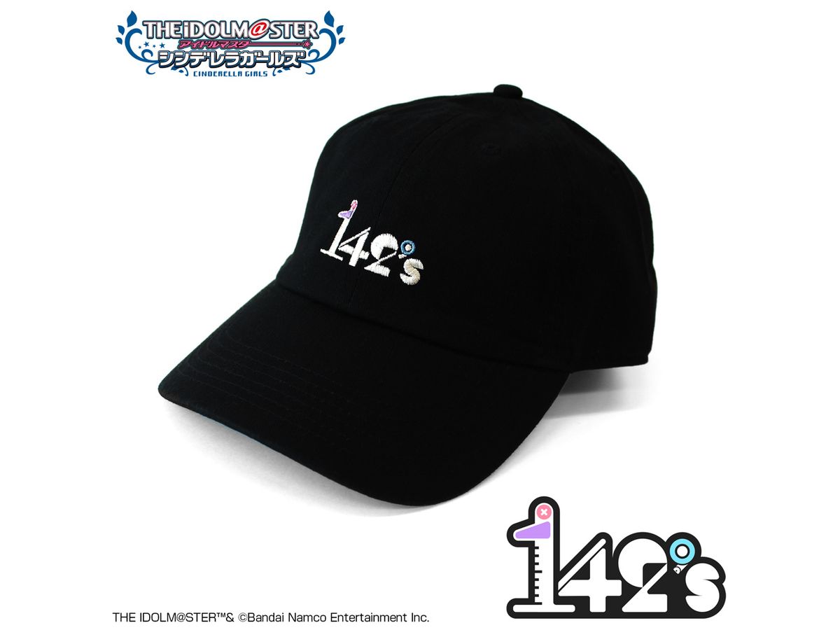 The Idolmaster Cinderella Girls: 142's Embroidered Low Cap / Black