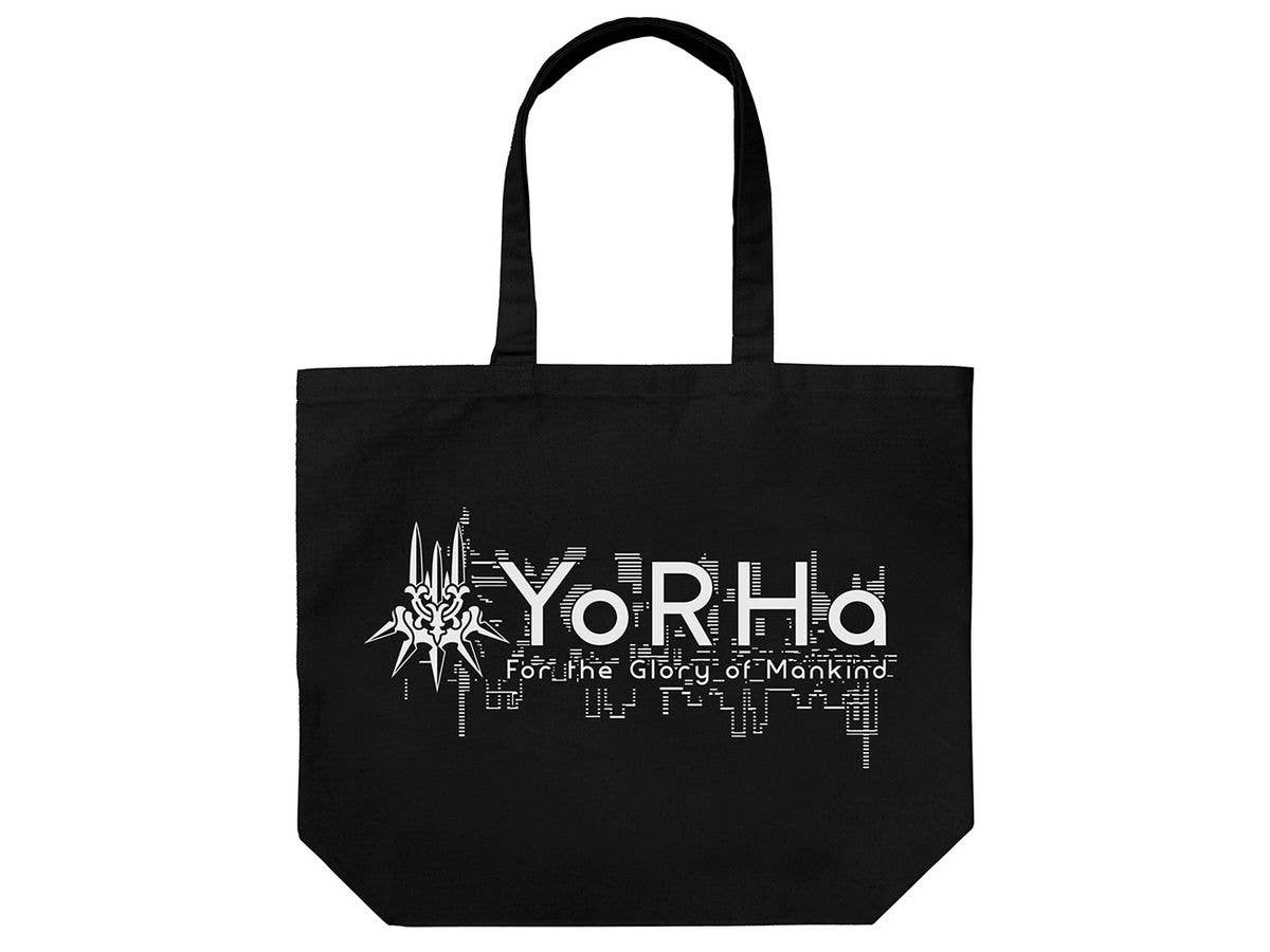 NierR:Automata Ver1.1A: Yorha Unit Large Tote Bag / Black