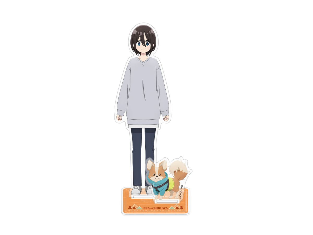Laid-Back Camp / Yuru Camp Season3: Ena Saito & Chikuwa Acrylic Stand