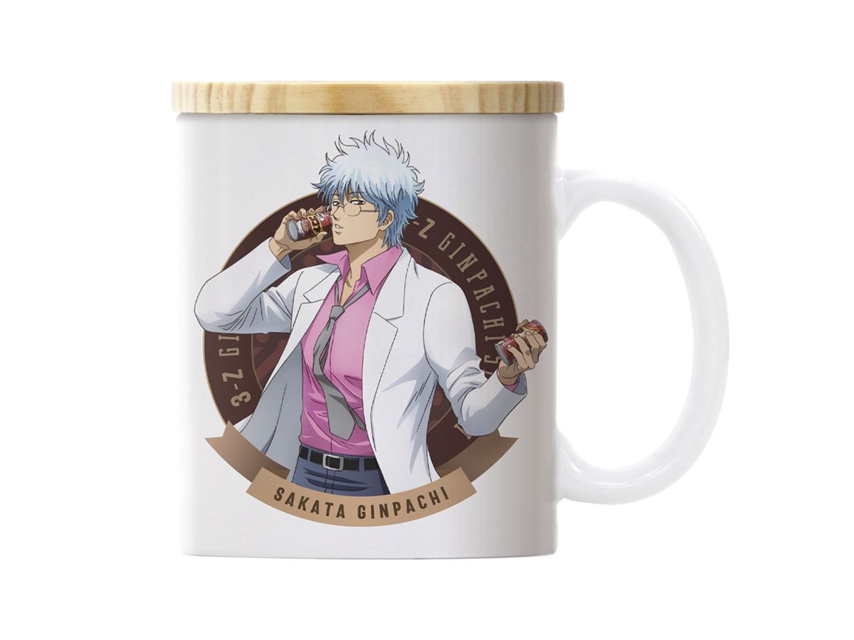 Tv Anime 3Rd Year Class Z Ginpachi Sensei: Original Illustration Ginpachi Sakata Full Color Mug With Lid Sugar Supply Ver.
