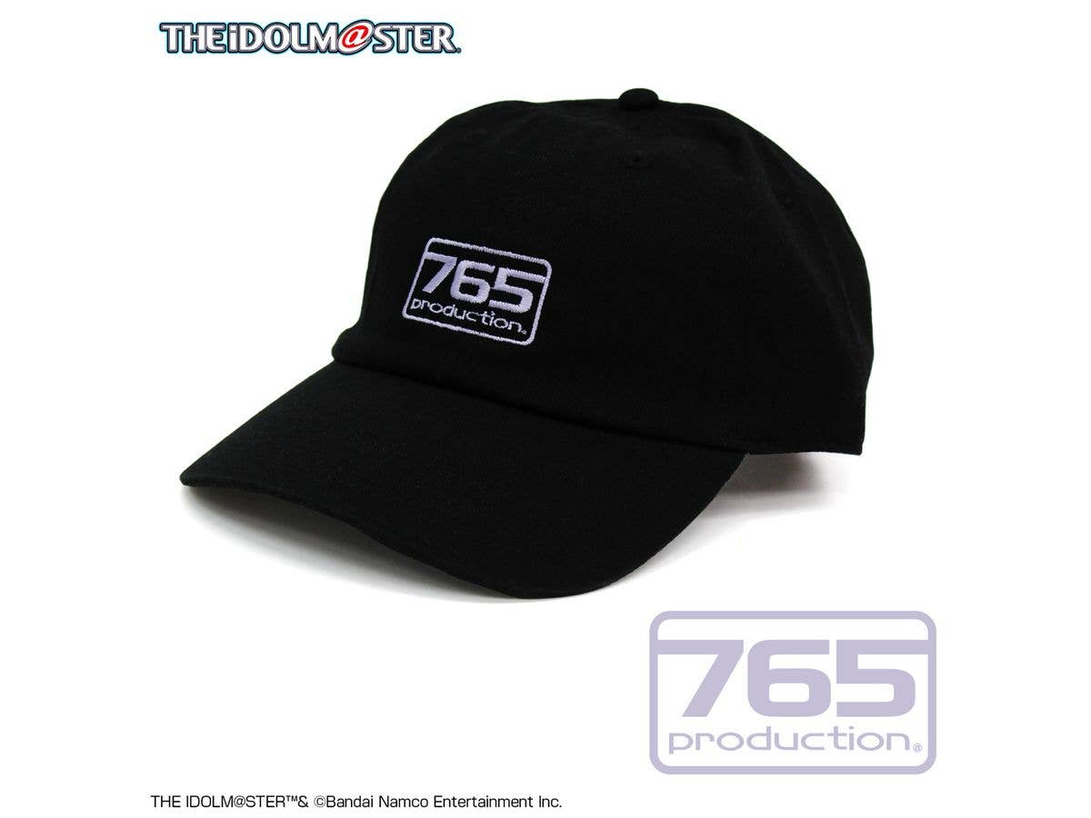 The Idolm@Ster: 765 Pro Embroidered Low Cap / Black
