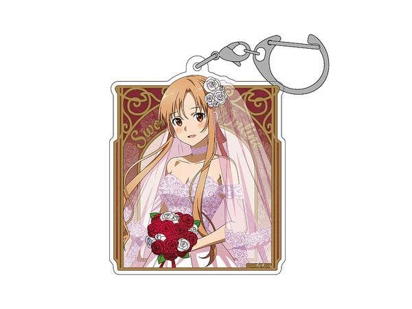 Sword Art Online: Original Illustration Asuna Acrylic Multi-Keychain Wedding Dress Ver.