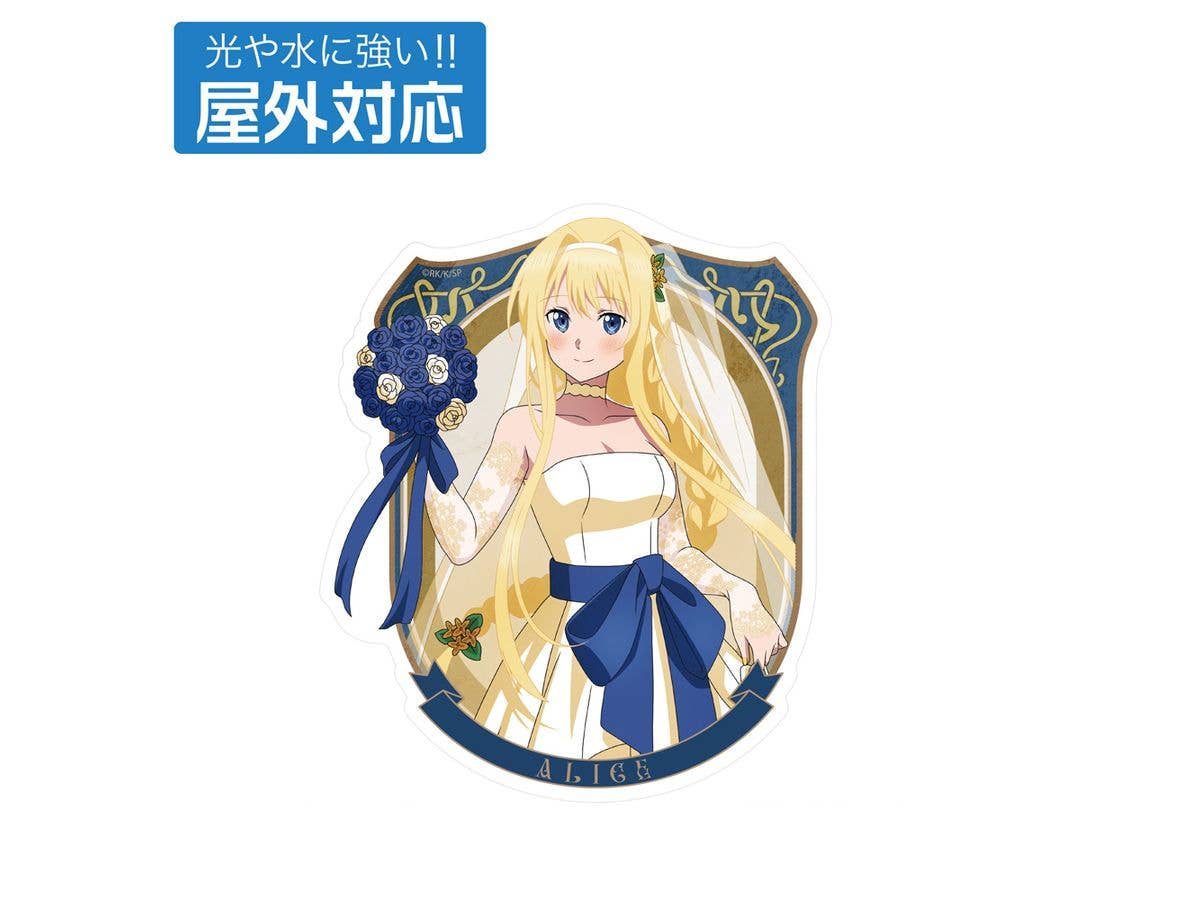 Sword Art Online: Original Illustration Alice Outdoor Sticker Wedding Dress Ver.