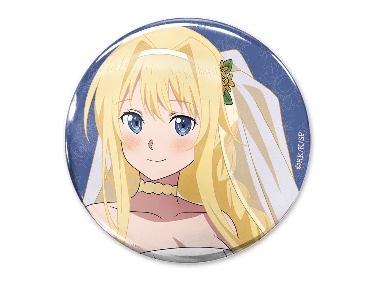 Sword Art Online: Original Illustration Alice 65Mm Can Badge Wedding Dress Ver.