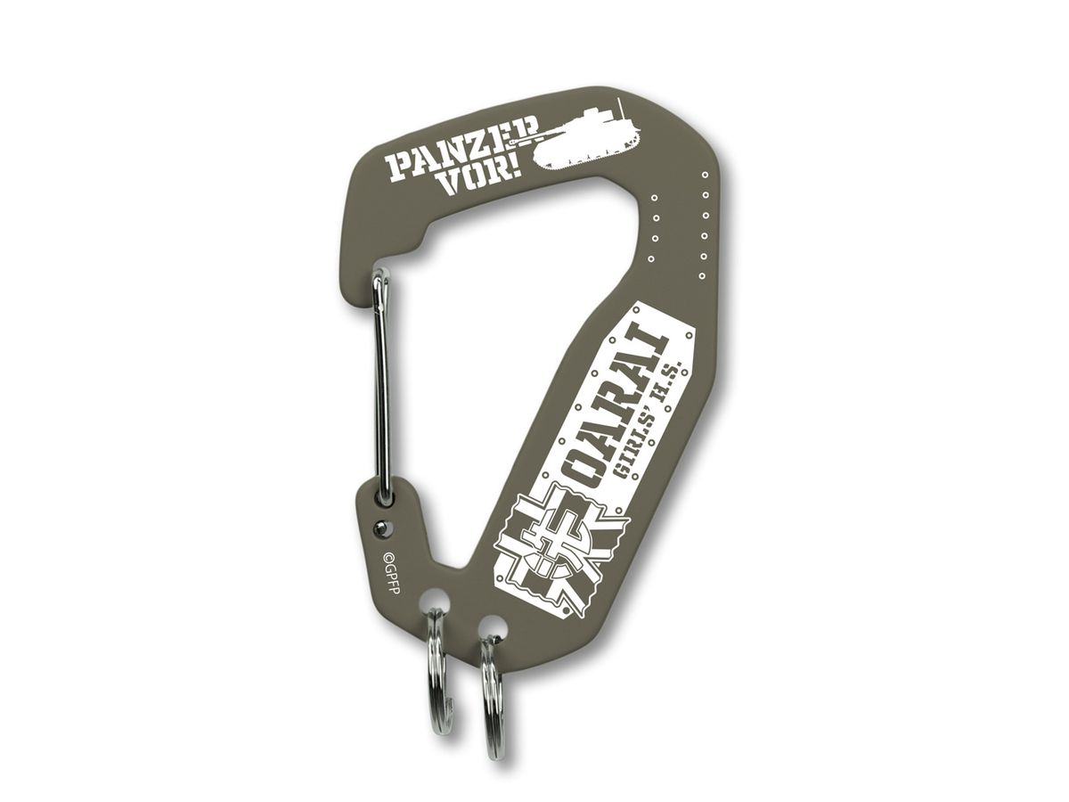 Girls & Panzer Final Chapter: Oarai Girls' Academy Metal Carabiner