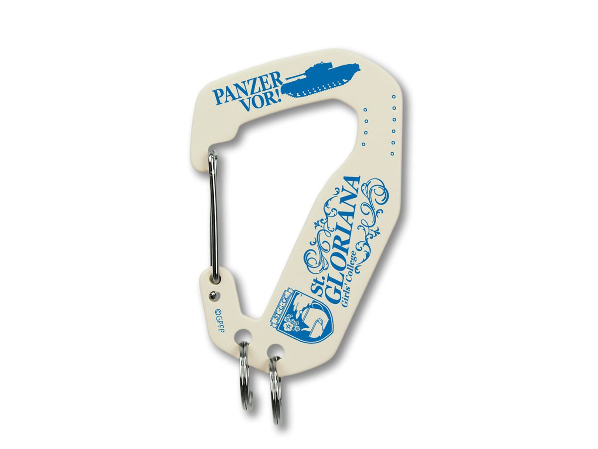 Girls & Panzer Final Chapter: St. Gloriana Girls' School Metal Carabiner