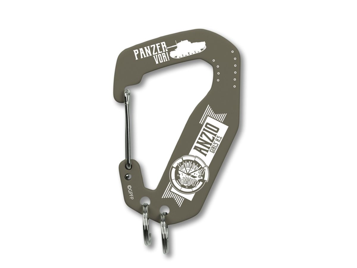 Girls & Panzer Final Chapter: Anzio High School Metal Carabiner