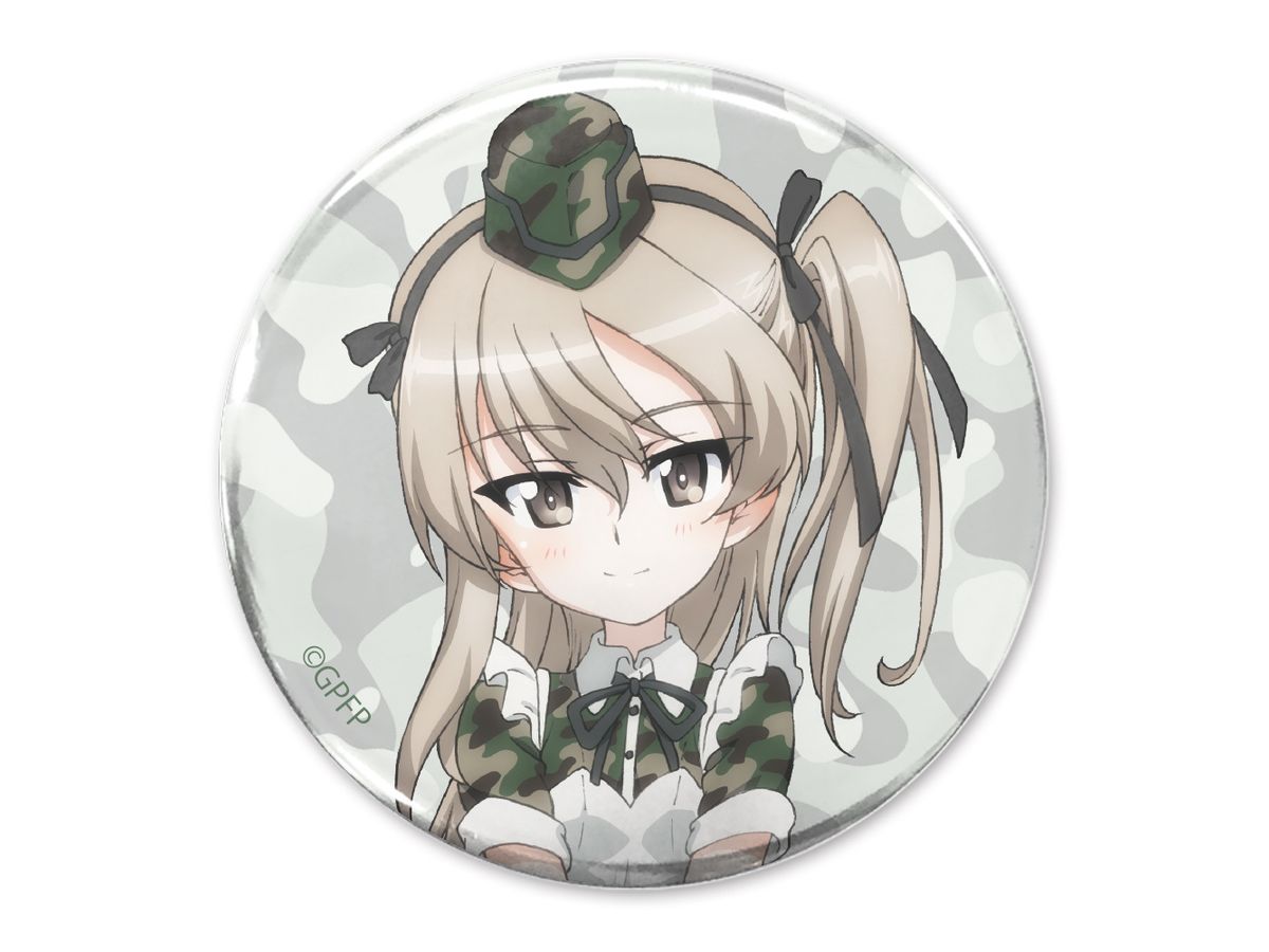 Girls & Panzer Final Chapter: Airisu Shimada 65mm Can Badge Military Maid Ver.