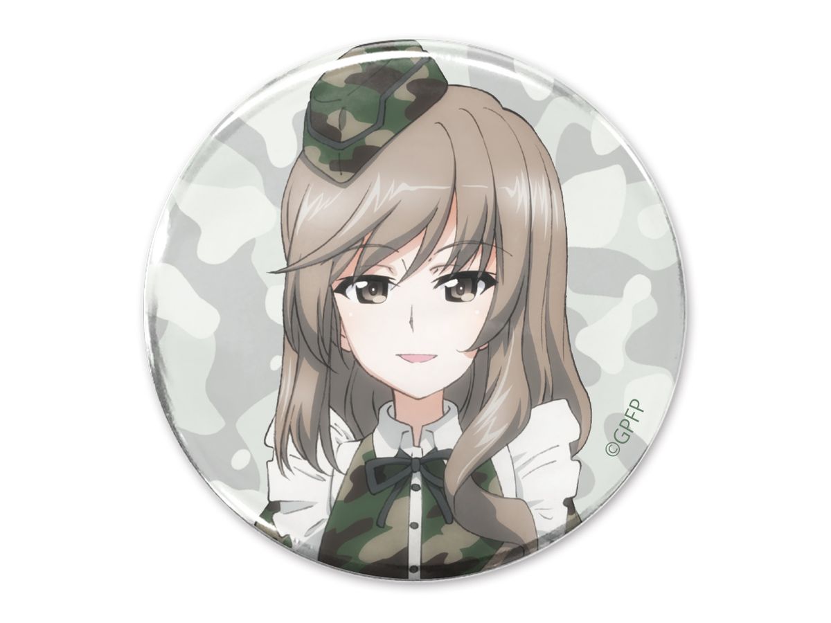 Girls & Panzer Final Chapter: Chiyo Shimada 65mm Can Badge Military Maid Ver.
