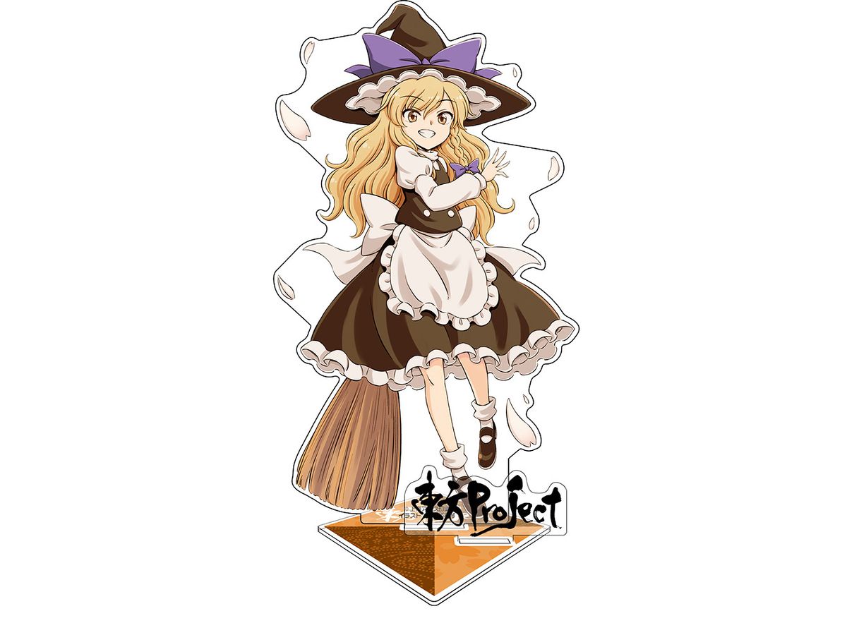 Touhou Project: Marisa Kirisame Acrylic Figure Illust: Makoto Hirasaka