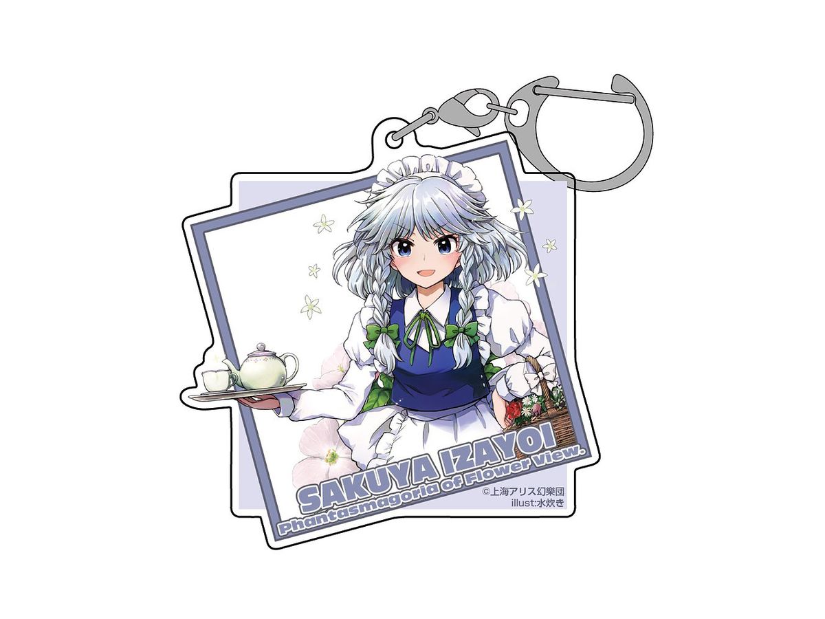 Touhou Project: Izayoi Sakuya Acrylic Multi Keychain Illust: Mizutaki