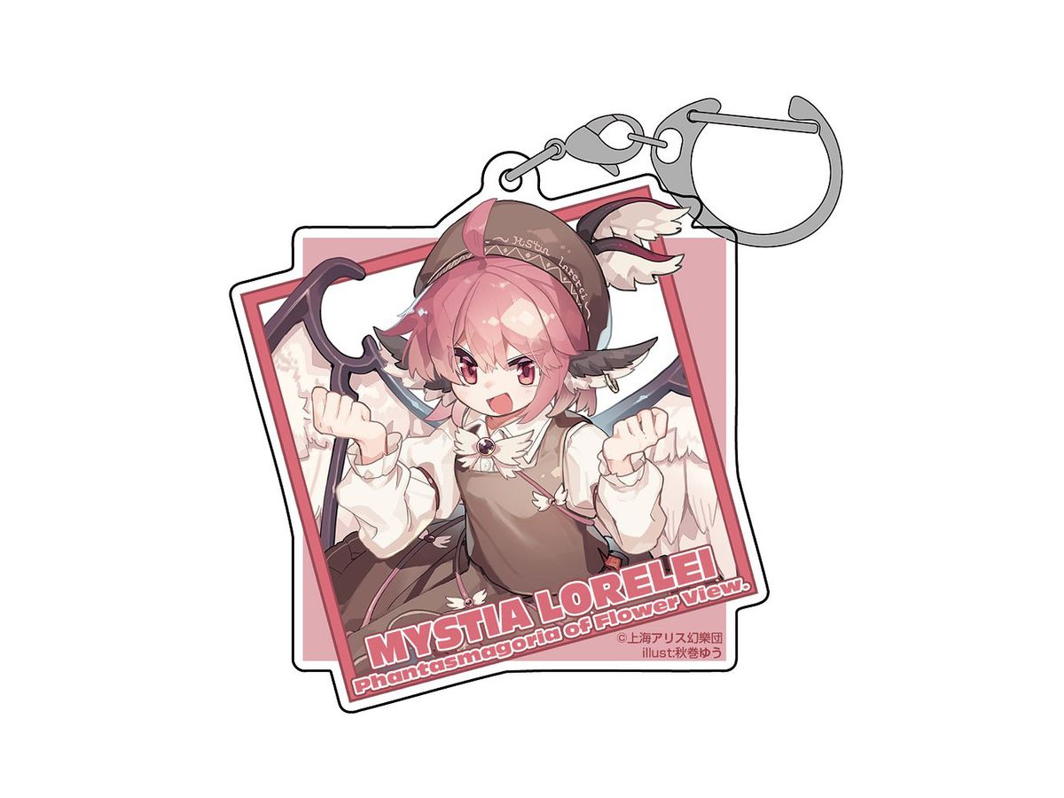 Touhou Project: Mystia Lorelei Acrylic Multi Keychain Illust: Yu Akimaki