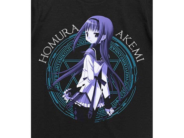 Puella Magi Madoka Magica: Akemi Homura T-Shirt / Black-L