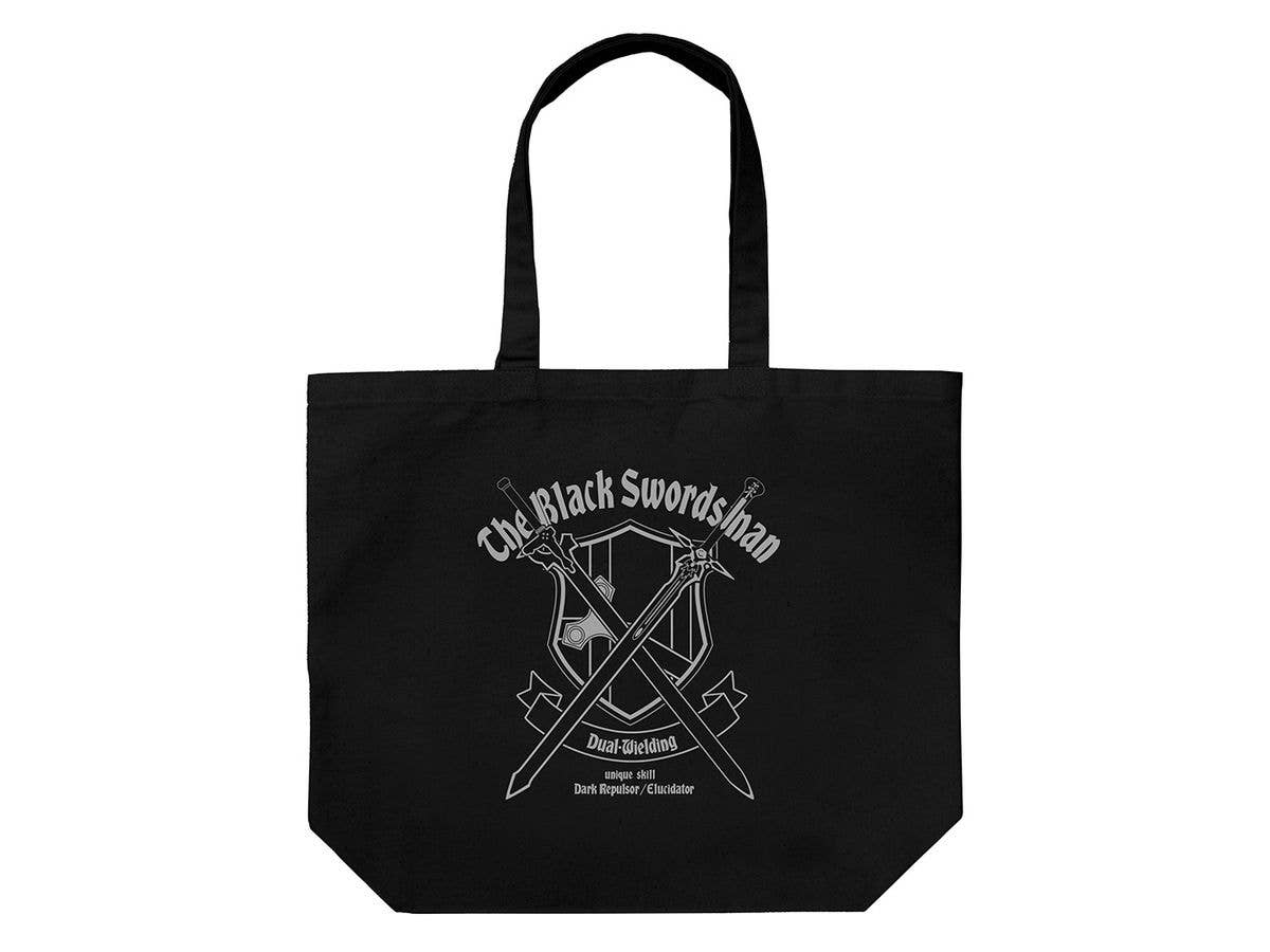 Sword Art Online: Black Swordsman Large Tote Bag Ver.2.0 / Black