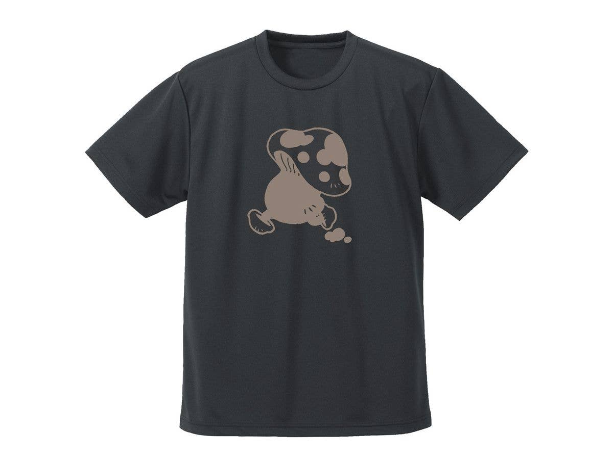 Dungeon Meshi: Walking Mushroom Dry T-Shirt / GUNMETAL-L