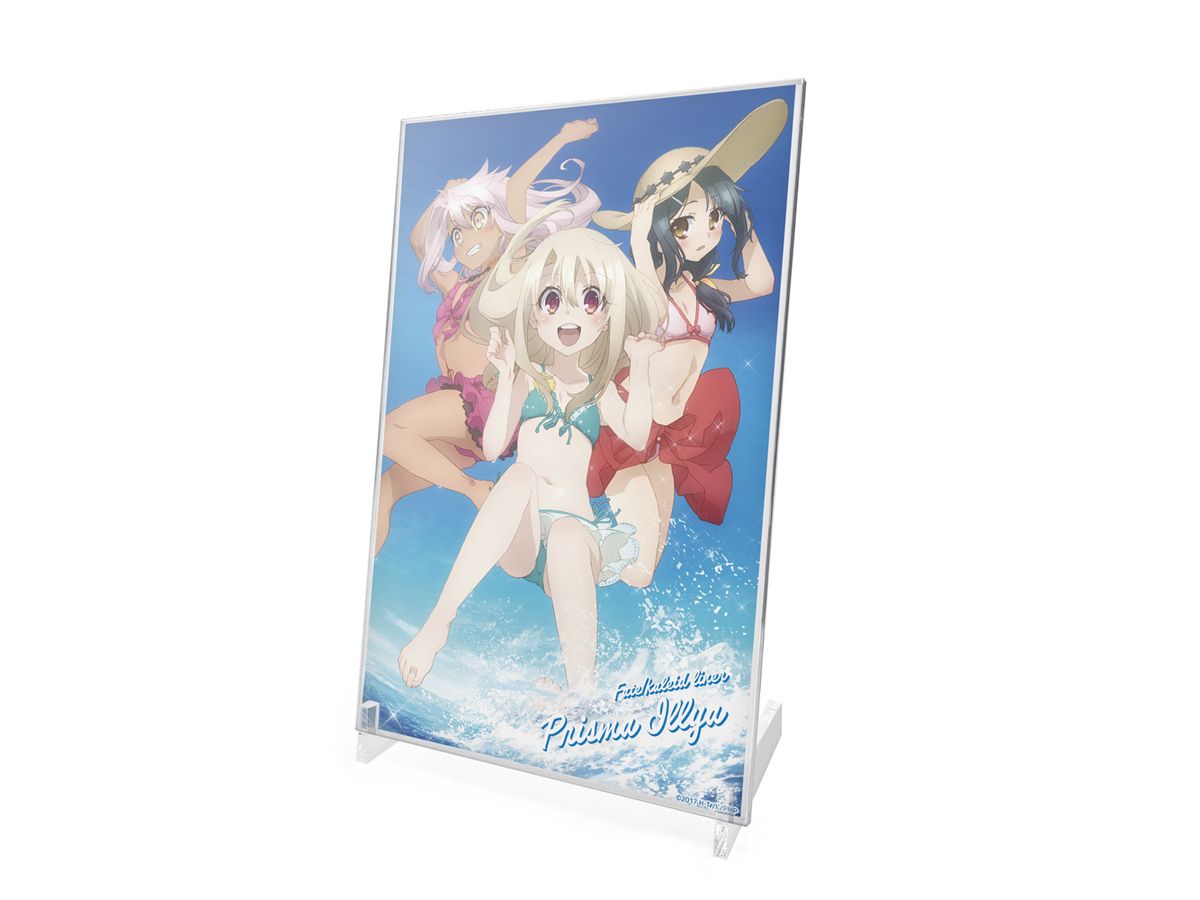 Fate / Kaleid Liner Prisma Illya 2Wei Herz!: Illya & Miyu & Chloe In Swimsuits Acrylic Art Stand