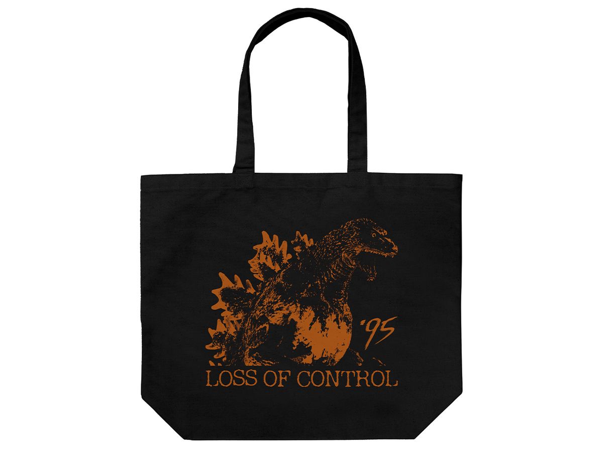 Godzilla: Burning Godzilla Large Tote / Black