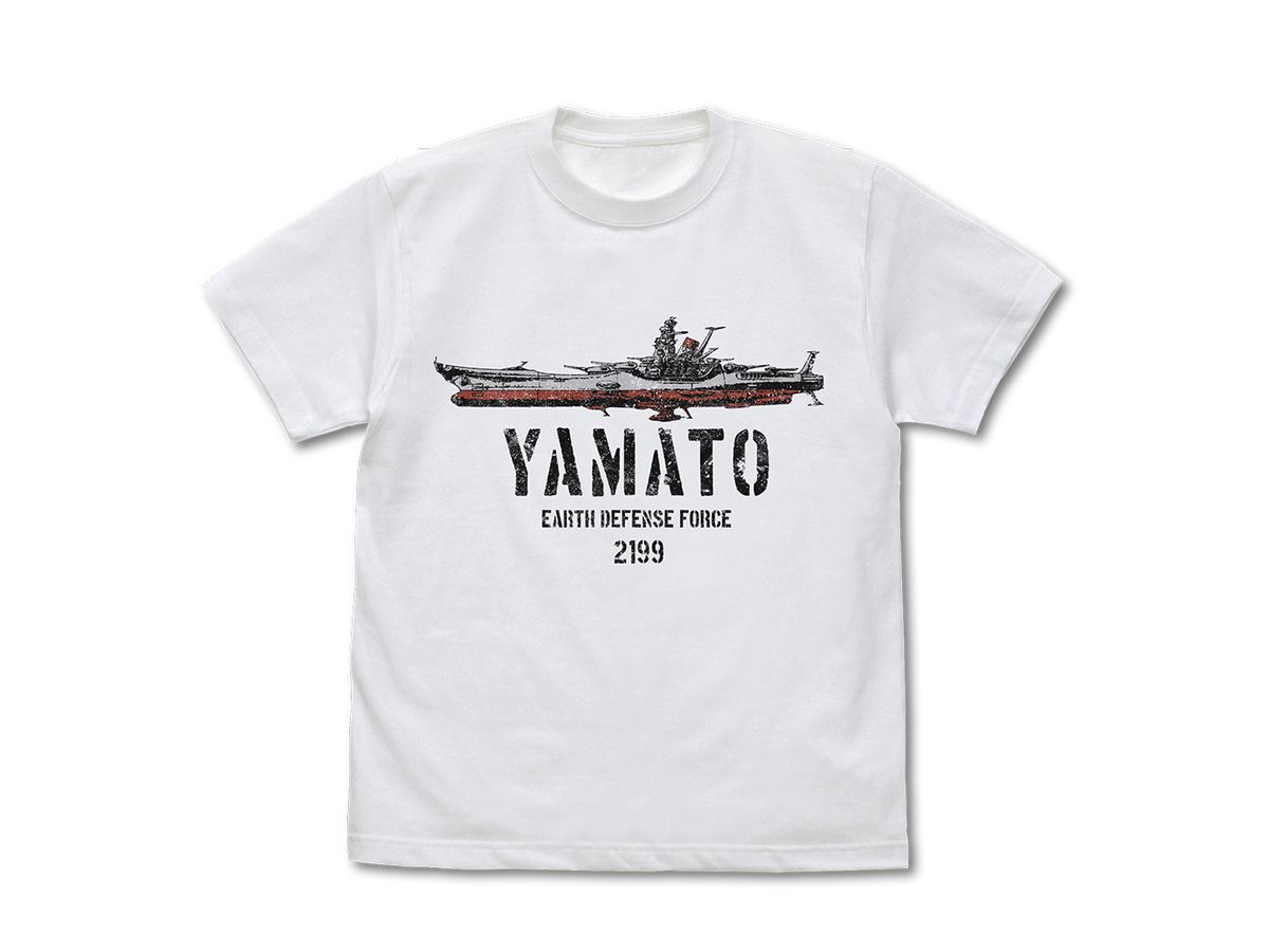 Space Battleship Yamato T-Shirt / White-L