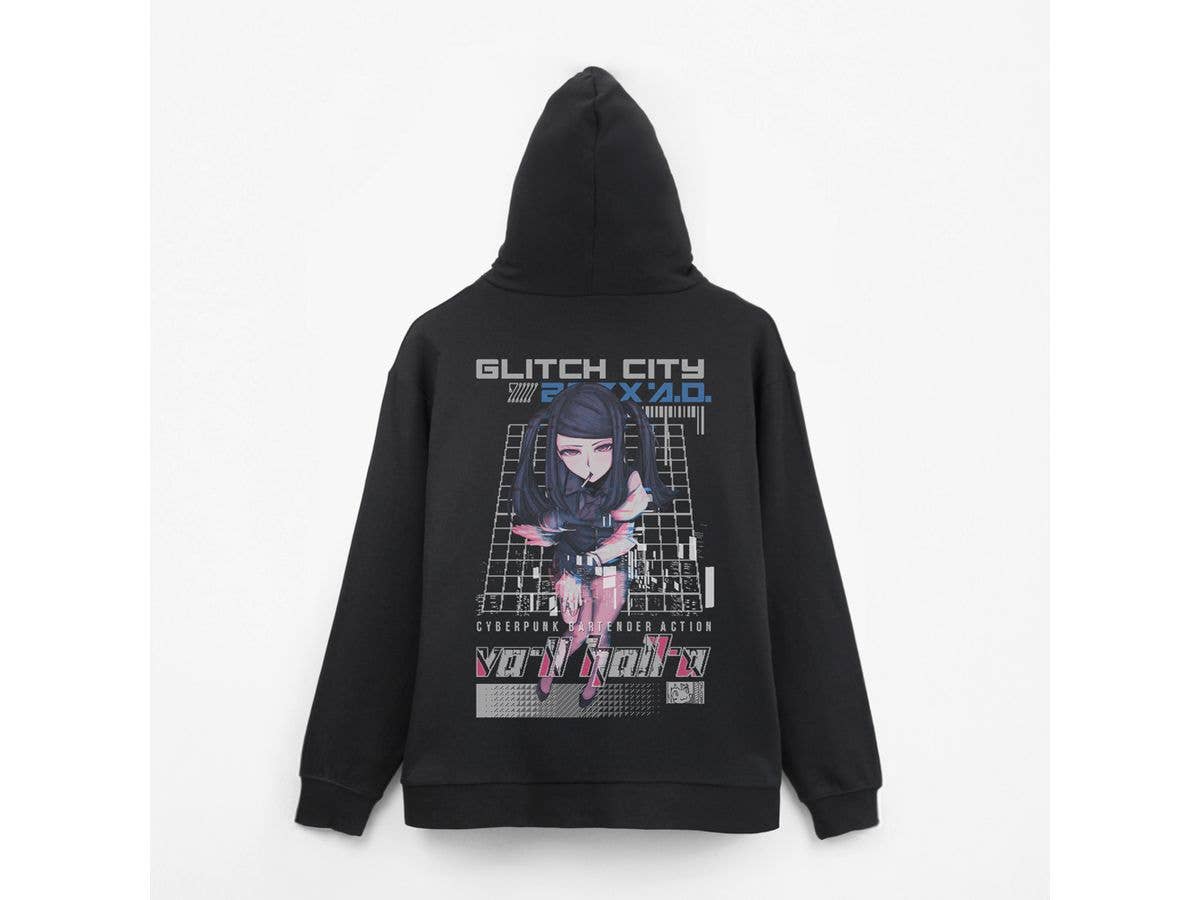 Va-11 Hall-A: Jill Zip Hoodie / Black-XXL