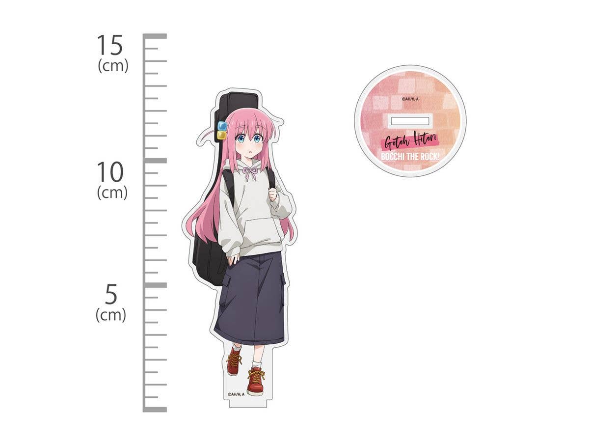 Anime Bocchi The Rock!: Goto Hitori Acrylic Stand Street Fashion Ver.