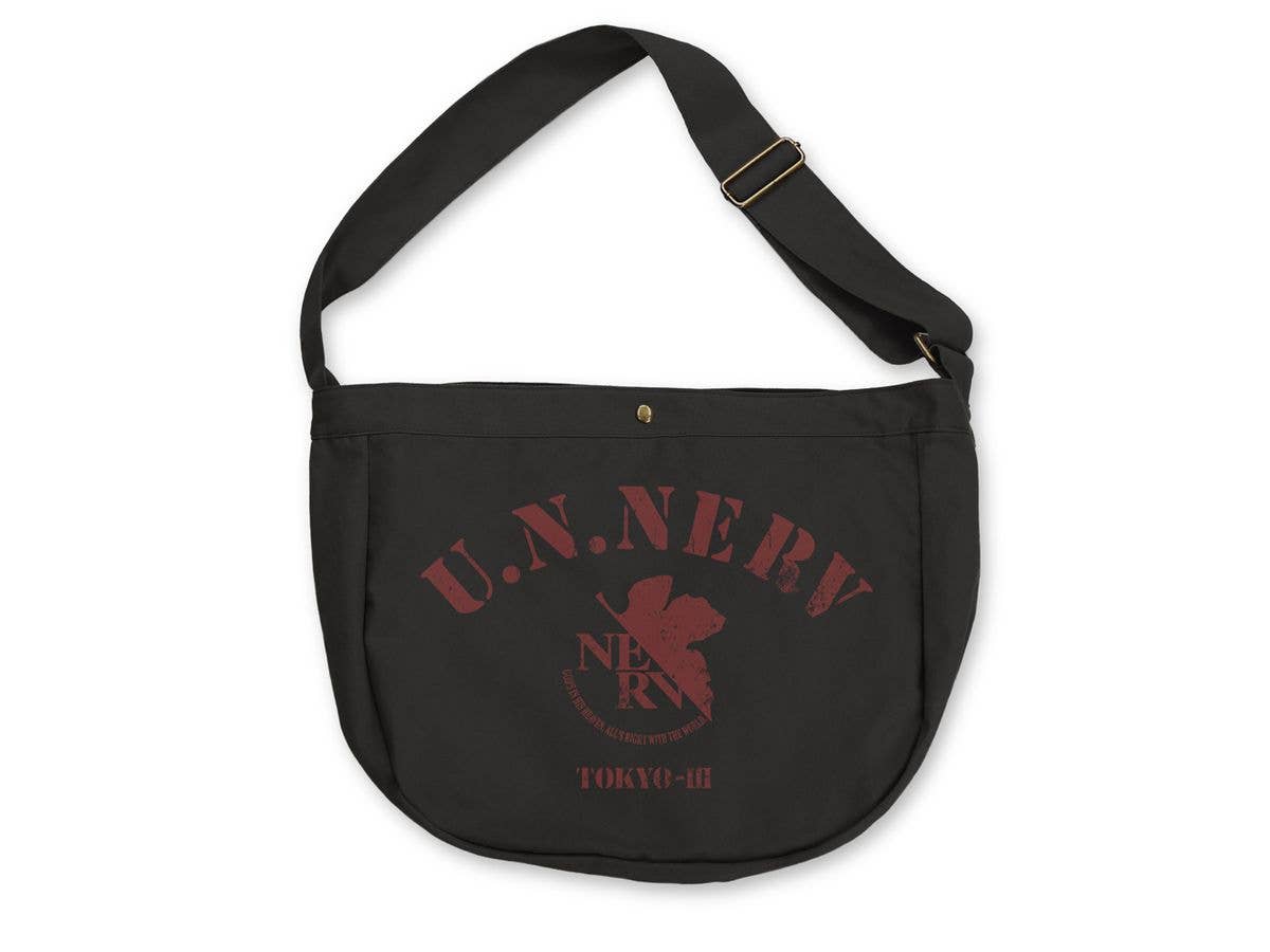 Evangelion: Nerv Newspaper Bag / Black