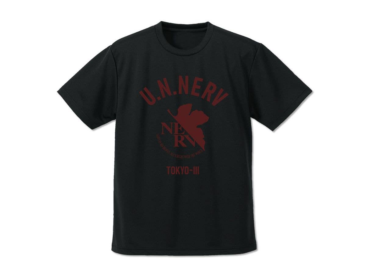 EVANGELION: NERV Dry T-Shirt / BLACK-XL